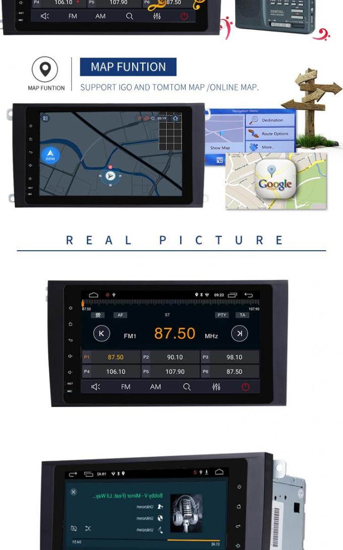 Reprodutor de DVD do carro do mapa de GPS MP4 MP3 DTV Navitel Igo com sistema de navegação