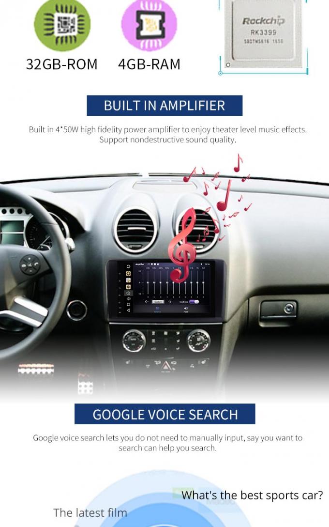 Bluetooth permitiu o reprodutor de DVD do carro do Benz de Mercedes, reprodutor de DVD dianteiro da navegação do Benz de Camrea