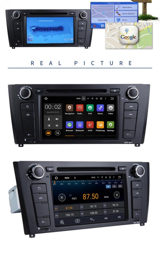 7 reprodutor de DVD do tela táctil PX3 BMW GPS da polegada com multi - sistema de língua