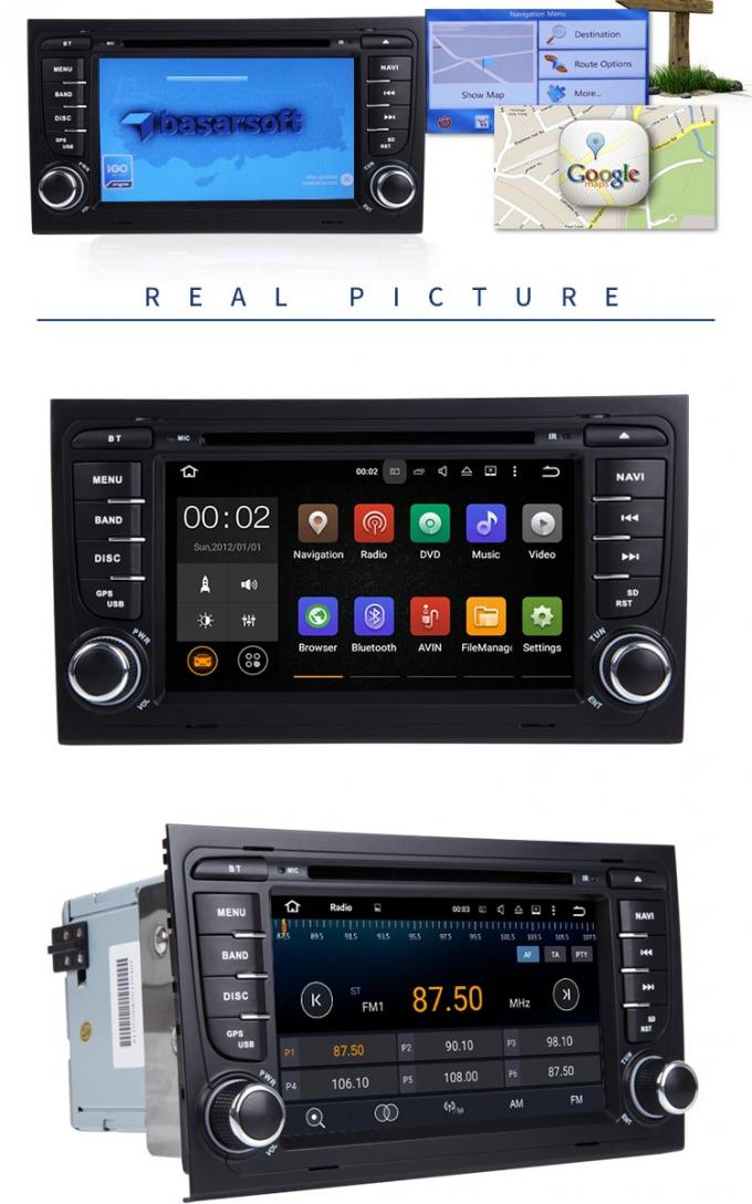 Reprodutor de DVD do carro do controle do volante do carro com sistema de navegação Android 7,1