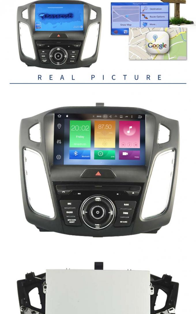 BT transmite por rádio o sistema de navegação incorporado de GPS do reprodutor de DVD do carro de 3G Wifi Ford