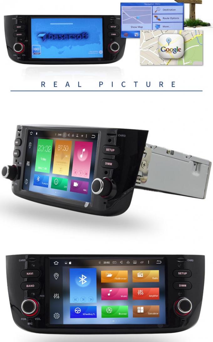 Reprodutor de DVD de FIAT do carro de Android 8,0 com rádio estereofônico GPS para LINEA NOVO