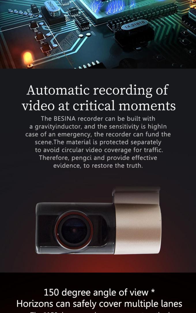O reprodutor de DVD do carro da câmera DVR do carro parte a visão noturna que a câmera dianteira USB pôs