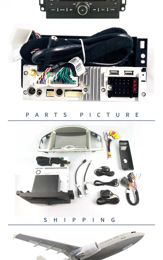reprodutor de DVD de 3G WIFI para Chevy Silverado, estéreo de rádio do carro do afinador e reprodutor de DVD