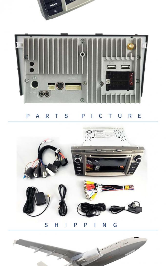 Reprodutor de DVD do verso de Toyota da navegação de Avensis GPS, reprodutor de DVD de Canbus SWC USB Toyota